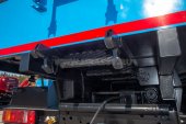 Съемная лестница в транспортном положении