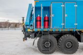 Ниша баллонов пропановых с элементами крепления