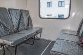 Сиденье трехместное с ремнями безопасности