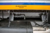 Двухсекционная раскладная лестница в транспортном положении