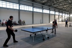 Первый турнир по настольному теннису