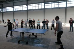 Первый турнир по настольному теннису
