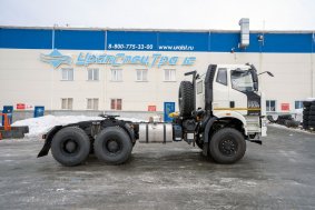 Седельный тягач УСТ 5453 FAW 3250 (6х6), КБ 3675, ССУ 1600 мм, 2", 14R20