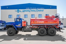 Автотопливозаправщик АТЗ-10Б УСТ 5453 Урал 4320-1951-60 доработка под ДОПОГ, УВЭОС