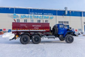Навеска АЦПТ-10НО УСТ Урал, обогрев емкости и насосного отсека