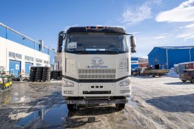  Лесовоз УСТ 5453 с КМУ VPL100-76L FAW CA3250 6х6 КБ 3675 