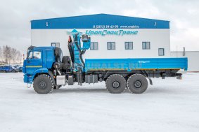 Автомобиль бортовой с КМУ ИМ-240 УСТ 54531J Камаз 43118-50 сп.м., верхнее управление