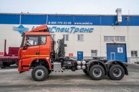 Седельный тягач УСТ 5453 SHACMAN (ШАКМАН) SX42586V385 (6х6) шины 315/80R22.5, ДОПОГ гидрофикация