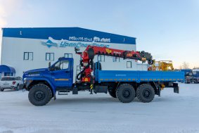 Бортовой с КМУ ИТ-200 (тросовый,люлька, бур) УСТ 5453 Урал NEXT 4320-6951-72