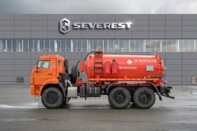 Автоцистерна вакуумная нефтепромысловая АКН-10-ОД КО Камаз 43118,ДОПОГ, УВЭОС