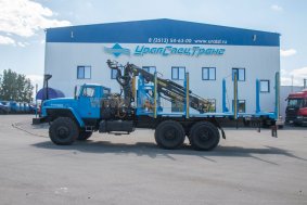 Сортиментовоз с манипулятором VM10L74 УСТ 5453 Урал 4320-60Е5