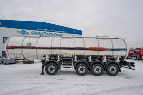 Полуприцеп цистерна для пищевых жидкостей ППЦПТ 30КТ-42ЛЛ дисковые тормоза SEVEREST высота ССУ 1150 мм