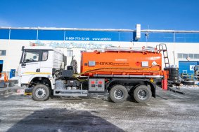АТЗ-17-2 два отсека, УВТ-40, УСТ 5453, SHACMAN (ШАКМАН) SX32586V385 6х6, 315/80R22.5, КБ 4575 мм.