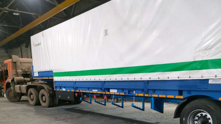 Полуприцеп контейнеровоз SEVEREST в работе