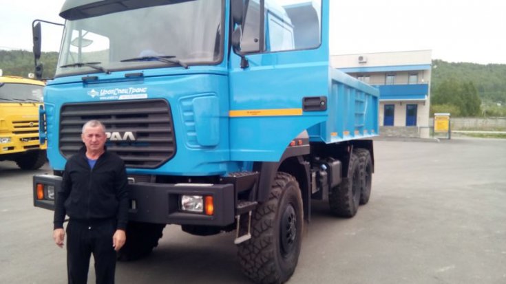 Самосвал АС 10-12 Урал 5557-80Е5 УСТ
