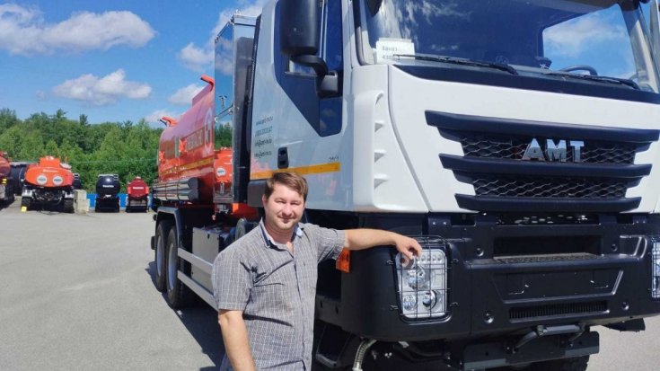 Купил автотопливозаправщик  АТЗ 20-2 БЗ УСТ 5453 АМТ N.V. 632910 (6х6) ДОПОГ