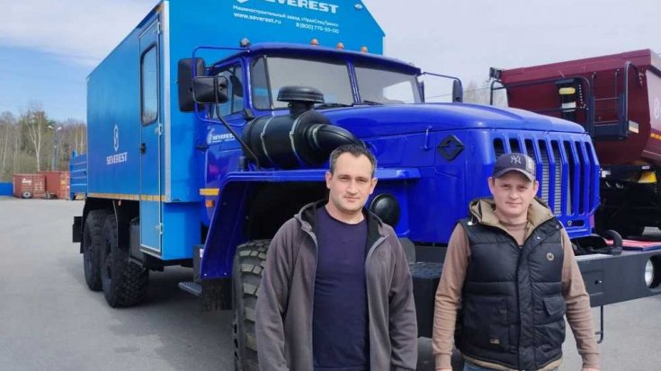 Купил автофургон ТБМ с КМУ ИМ-55 Урал-4320