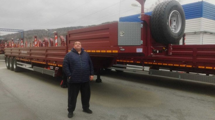 Купил полуприцеп тяжеловоз ППТ 45-32-12 УКБФ приставные трапы