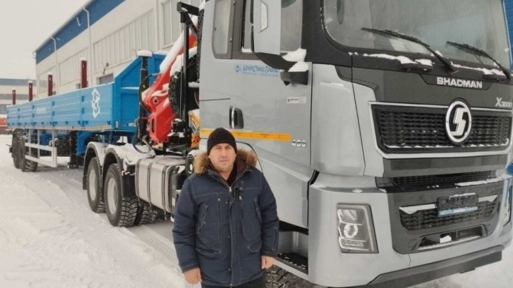 Купил тягач УСТ с КМУ ИМ-180 SHACMAN SX42586 (6х6) + полуприцеп бортовой ППБ 20Б-21-12К-03