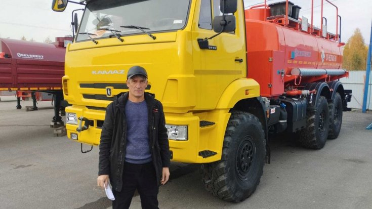 Купил автотопливозаправщик АТЗ-12-2Б УСТ 5453 Камаз 43118 ДОПОГ