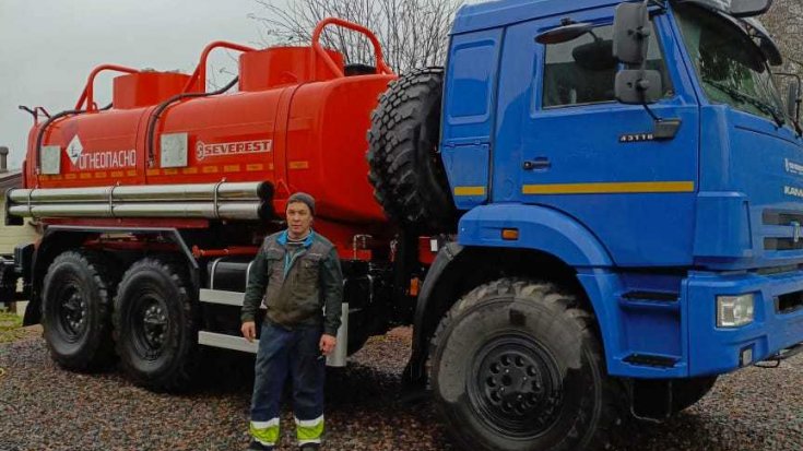 Купил автотопливозаправщик АТЗ-11-2 Камаз 43118 (CUMMINS) сп.м. ДОПОГ