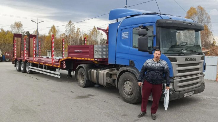 Купил полуприцеп тяжеловоз ППТ 38-31-11КУ механические трапы