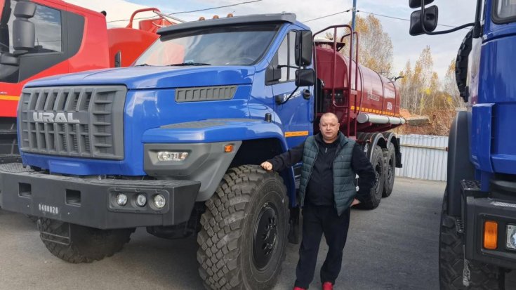 Купил автоцистерну АЦПТ-10НО Урал NEXT 4320-72 насос, обогрев