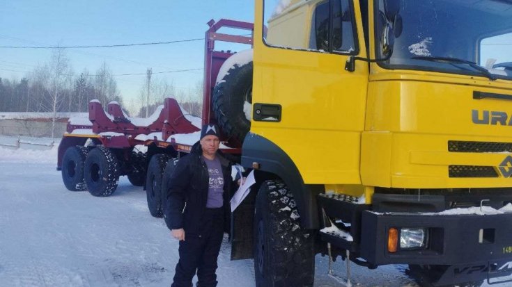 Купил трубоплетевозный тягач ТПВ Урал 6370К + Роспуск трубоплетевозный ПРТ 20-24