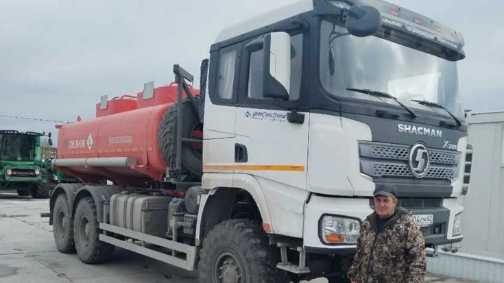 Купил автотопливозаправщик АТЗ-12-2Б УВТ-25, SHACMAN SX32586 6х6, 14R20
