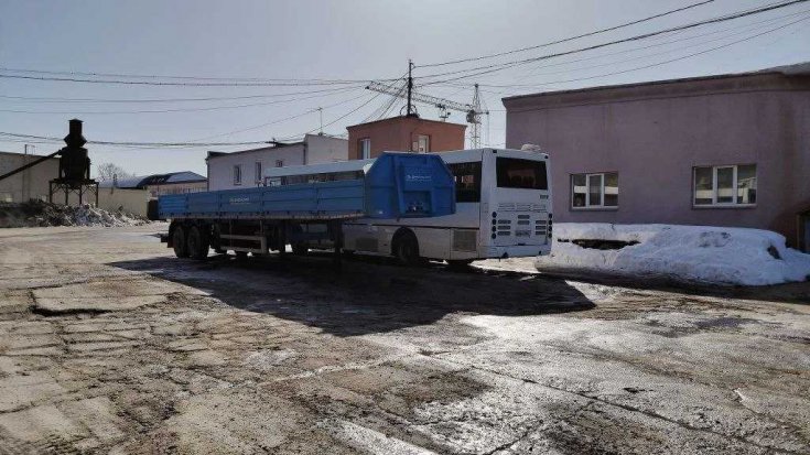 Полуприцеп бортовой ППБ 35Б-31-12К в работе