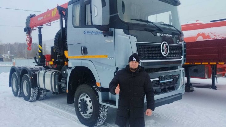 Купил седельный тягач SHACMAN с КМУ ИТ-150