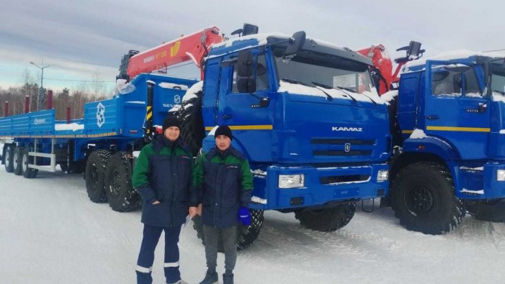 Купил седельный тягач Камаз 43118 с КМУ ИТ-150 (4 ед.), Полуприцеп бортовой ППБ 35Б-31-12К (4 ед.)
