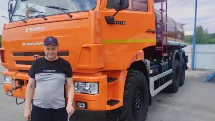 Купил автоцистерну АЦПТ-10НО Камаз 43118 насос, обогрев