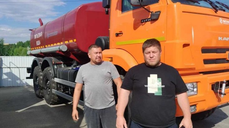 Купил автоцистерну АЦПТ-10НО Камаз 43118 насос, обогрев