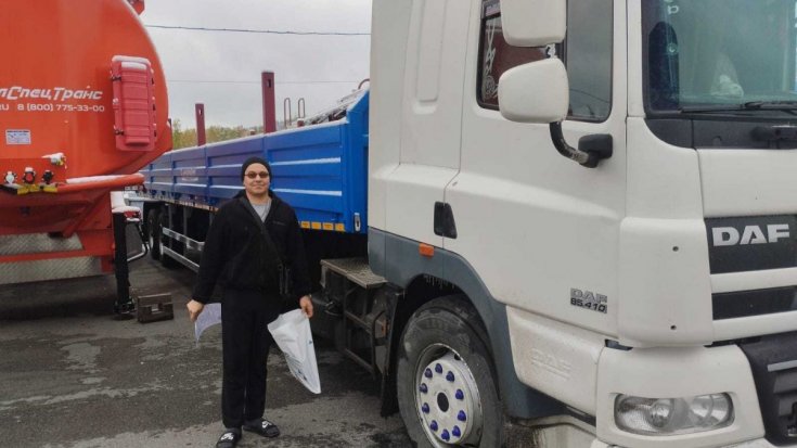 Полуприцеп бортовой ППБ 20Б-21-12К УСТ в работе