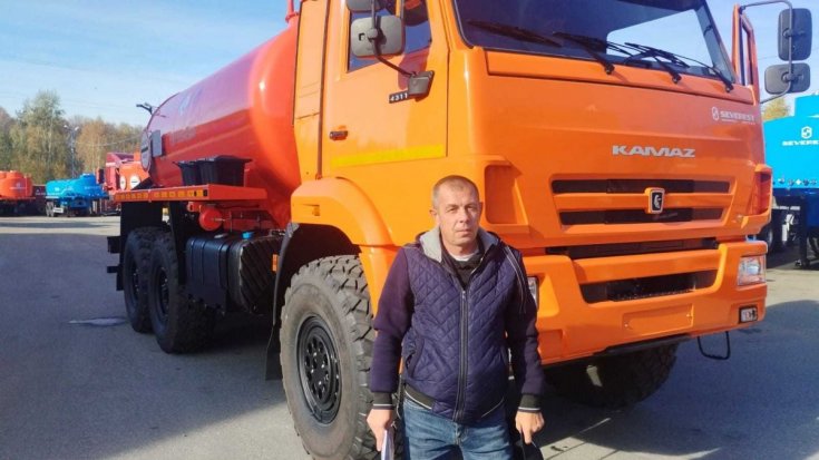 Купил автоцистерну АКН-10 КО Камаз 43118 сп.м. ДОПОГ