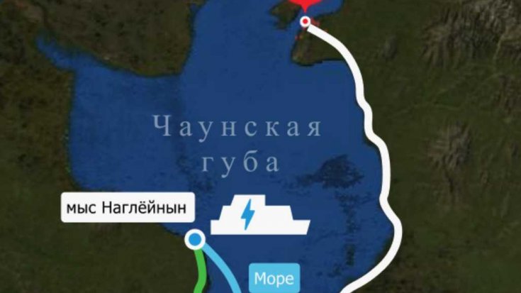 Мыс Наглейнын - карта