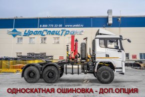Седельный тягач УСТ 5453SR-03 с КМУ ИМ-150N SHACMAN SX42586V385 (6х6), 315/80R22