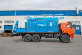 Передвижная мастерская ПАРМ с КМУ ИМ-55 УСТ 5453 Камаз 43118-50 сп.м.