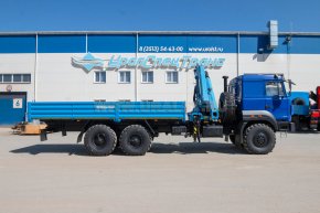Бортовой автомобиль с КМУ ИМ-240 УСТ 5453 Урал 4320-4971-82 сп.м.