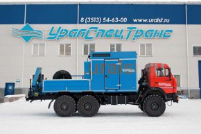 Автофургон Камаз с КМУ
