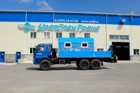 Фургон Камаз ТБМ с краном манипулятором