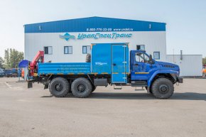 Грузопассажирский автомобиль (ГПА) 5453 с КМУ ИМ-100 Урал 4320-72Е5Г38 NEXT