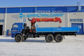 Автомобиль бортовой Камаз 43118 с КМУ ИТ-150