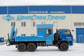 Автофургон Камаз с КМУ