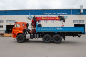 Автомобиль бортовой с КМУ ИТ-180 (тросовый) УСТ 54531J Камаз 43118-50
