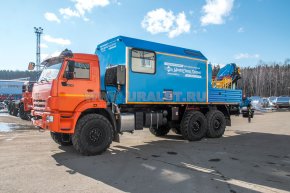 Автофургон АРОК с КМУ ИМ-150 УСТ 5453 Камаз 43118-50