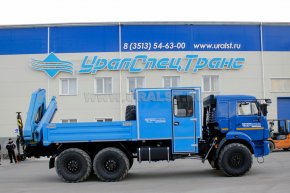 Камаз ГПА 43118-46 с краном-манипулятором ИМ-150