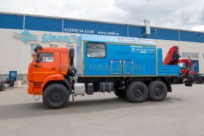 ПАРМ с КМУ ИМ-150N УСТ 5453 Камаз 43118-50 сп.м