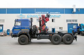 Седельный тягач Камаз 44202-82Е5 с краном-манипулятором ИМ-320